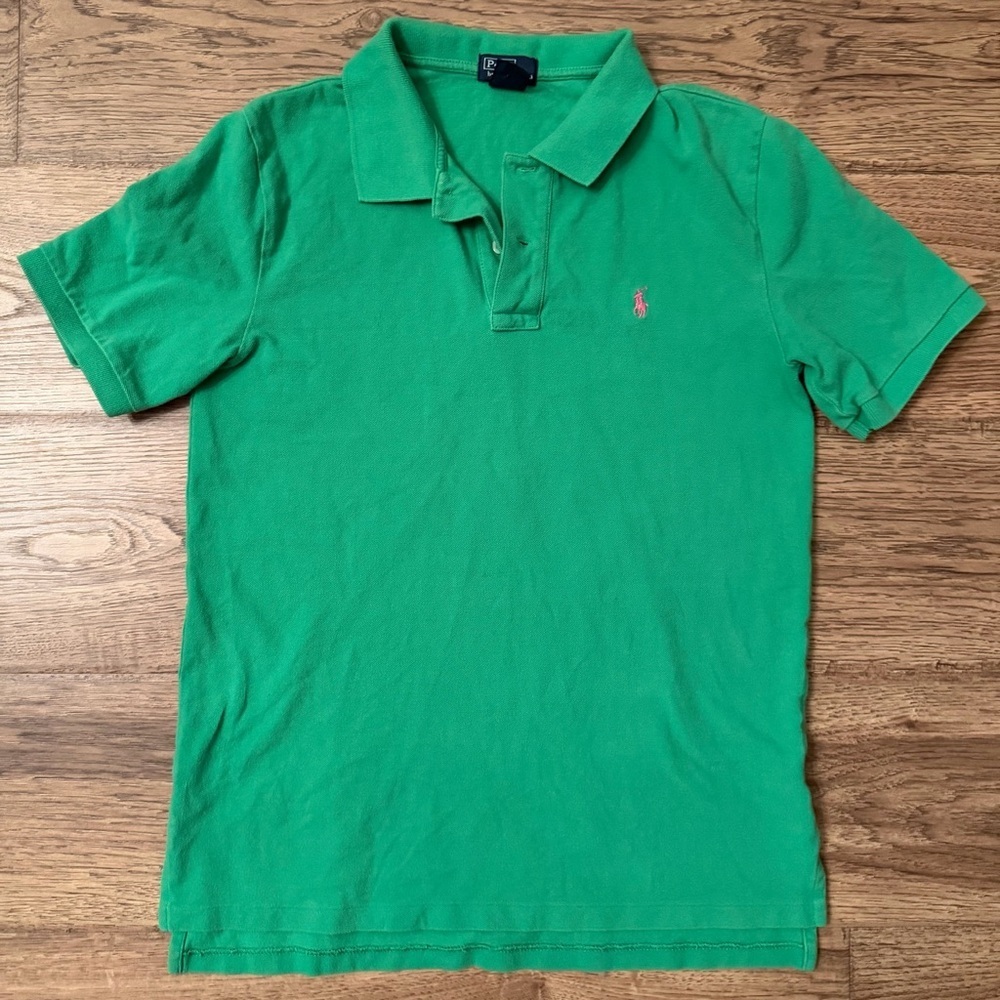 Polo Ralph Lauren Youth XL Green Short Sleeve Polo